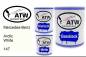 Preview: Mercedes-Benz, Arctic White, 147: 1L Lackdose + 1L Klarlack + 500ml Härter - Set, von ATW Autoteile West.